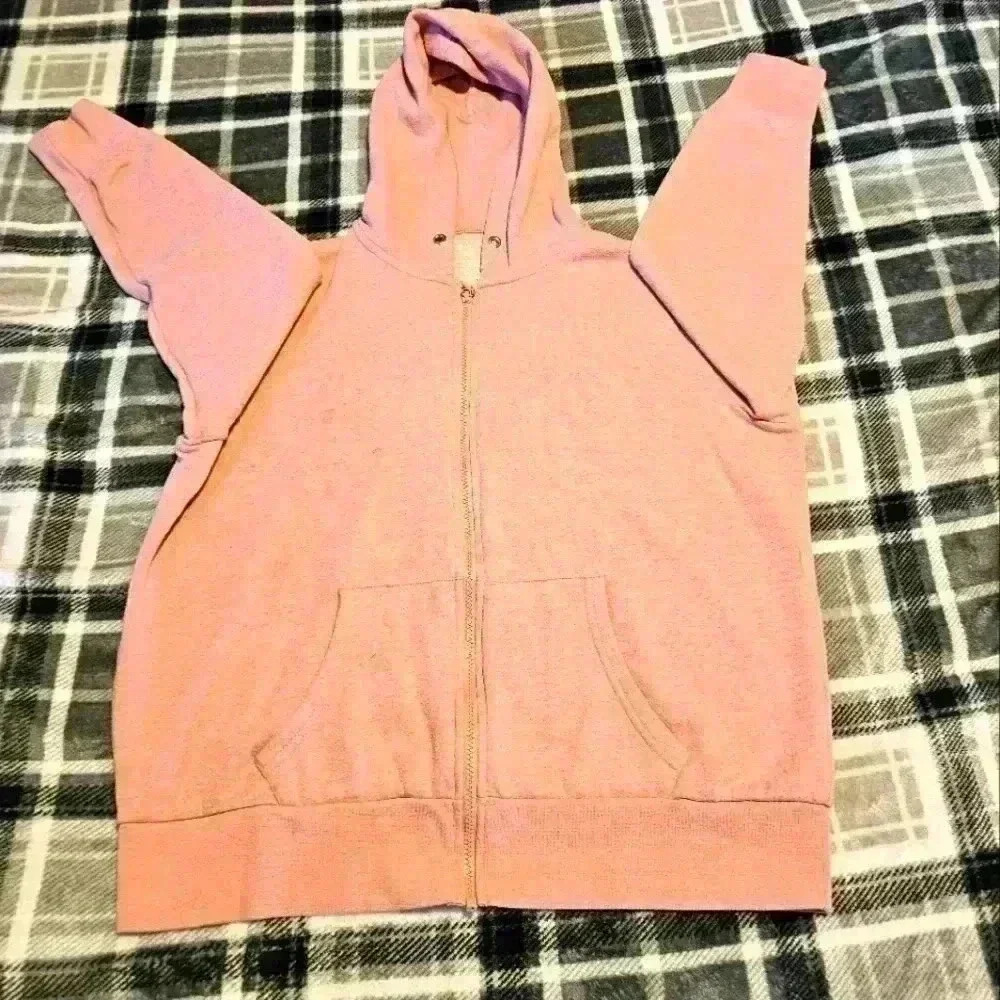 Time and tru, XL girls pink hoodie, 60% cotton, 40% polyester